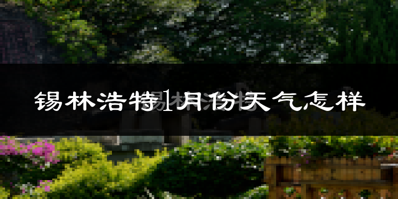 锡林浩特市1月份天气如何?非常寒冷吗?