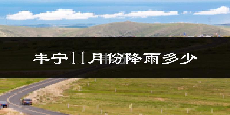 丰宁11月份降雨多少?