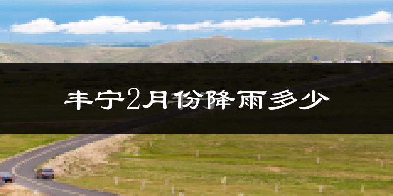 丰宁2月份降雨多少?