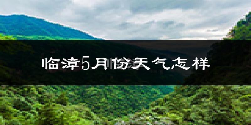 临漳县5月份天气如何?很热吗?
