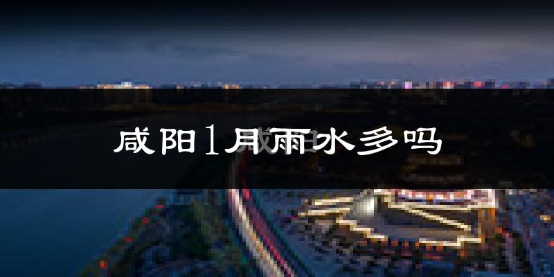咸阳1月雨水多吗?