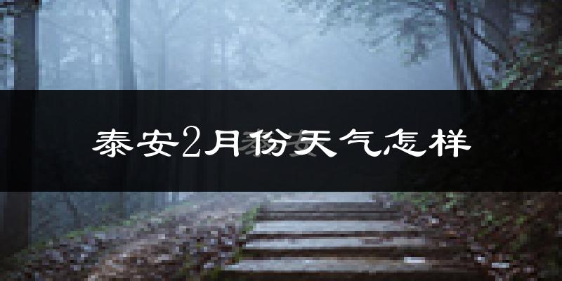 泰安市2月份天气如何?冷吗?