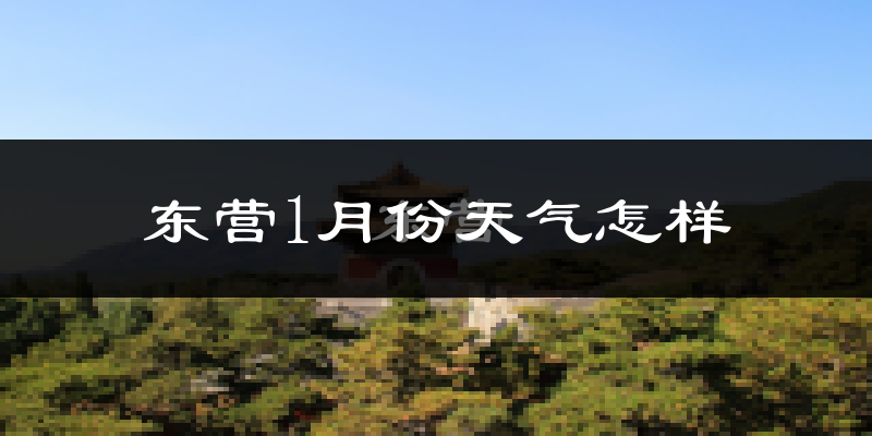 东营市1月份天气如何?很冷吗?