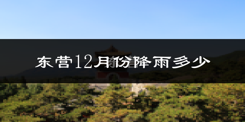 东营12月份降雨多少?