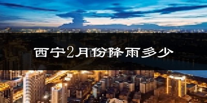 西宁2月份降雨多少?