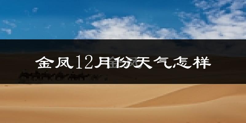 金凤12月份天气怎样?金凤十二月冷吗?