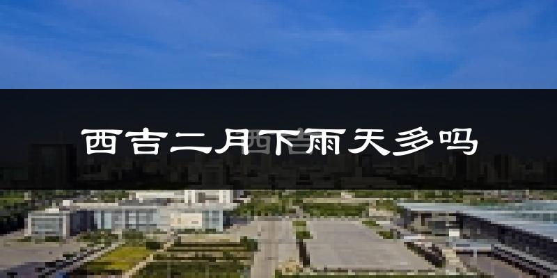西吉二月下雨天多吗?西吉2月份降雨量多少?