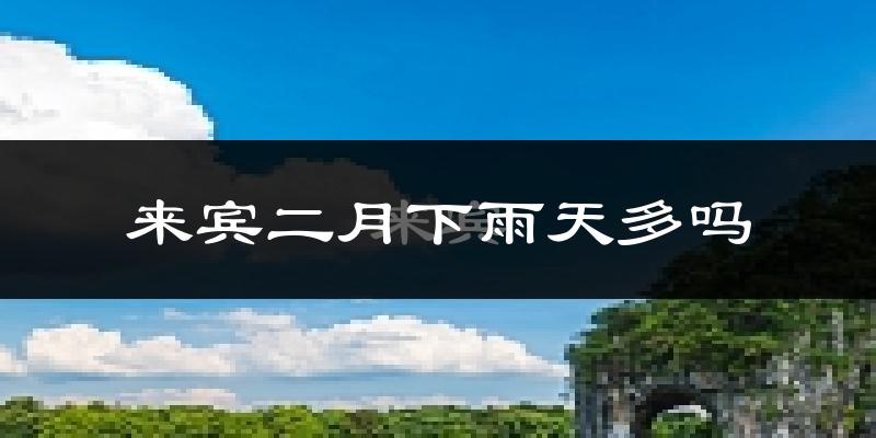 来宾二月下雨天多吗?来宾2月份降雨量多少?