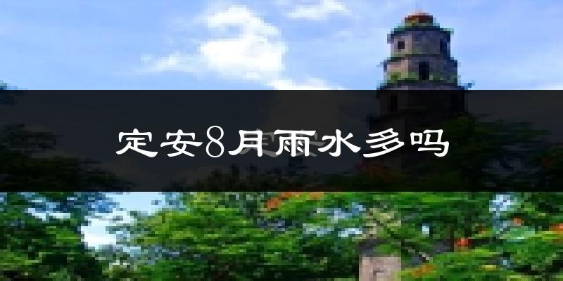 定安8月雨水多吗?